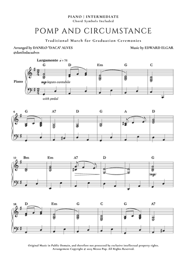 Pomp and Circumstance (arr. Danilo "Daca" Alves)