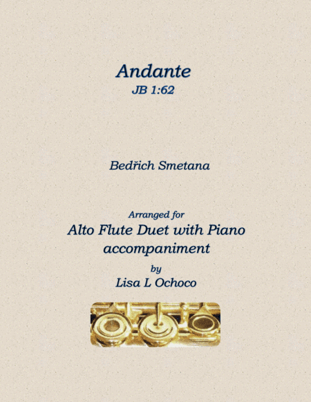 Andante JB 1:62 for Alto Flute Duet and Piano (arr. Lisa L Ochoco)