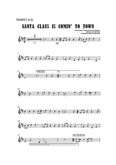 Santa Claus Is Comin' To Town (arr. Ellen Macpherson)