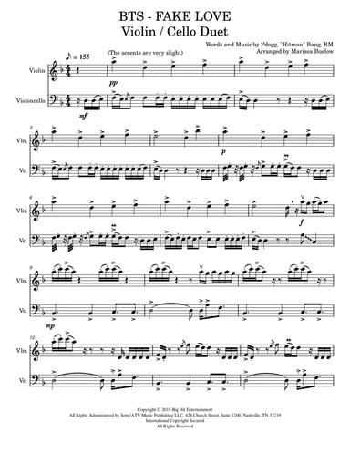 Fake Love (arr. Marissa Buelow)