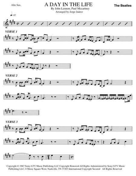 A Day In The Life (arr. Jorge Juárez)