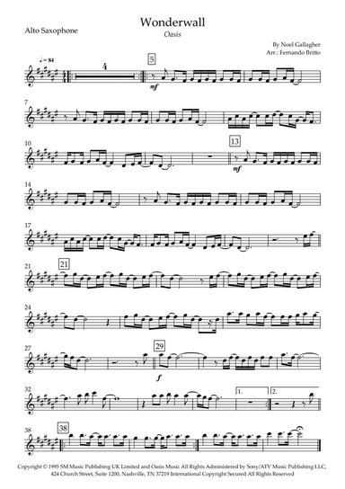 Wonderwall (arr. Fernando Britto)