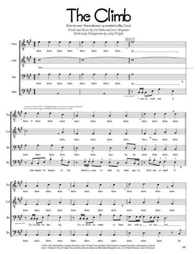 The Climb (arr. Larry Wright)