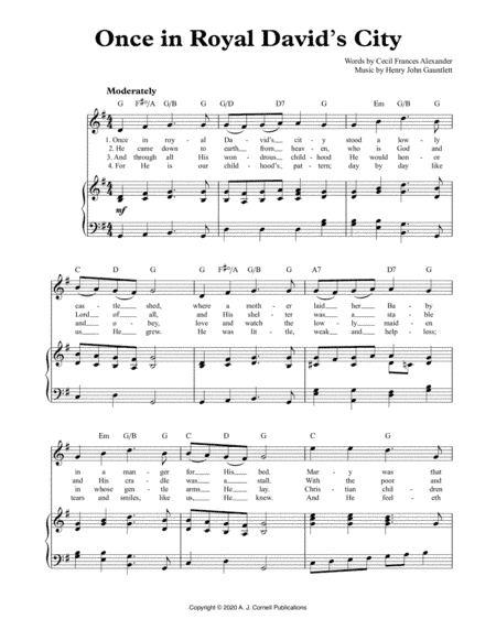Once in Royal David’s City (arr. Mark Phillips)