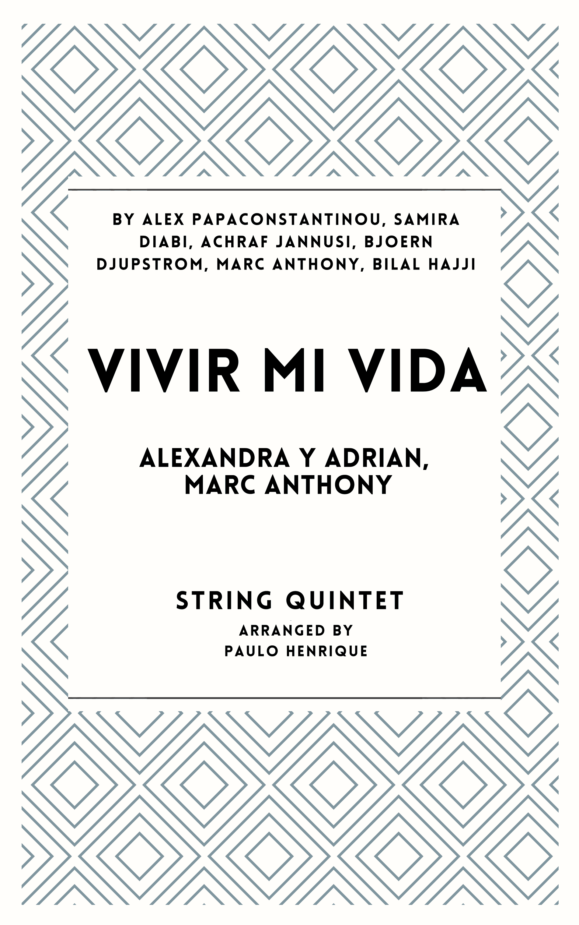 Vivir Mi Vida (arr. Paulo Henrique)