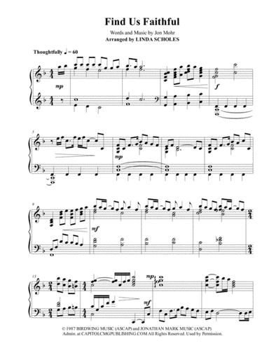 Find Us Faithful (arr. Linda Scholes)