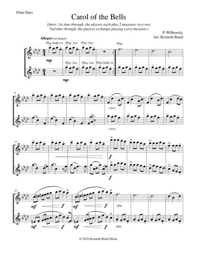 Carol of the Bells (arr. Kenneth Baird)