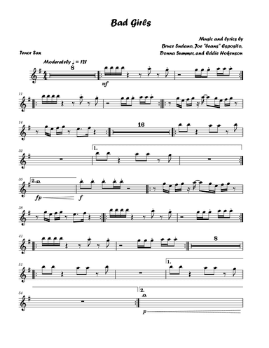 Bad Girls (arr. David Lartey)