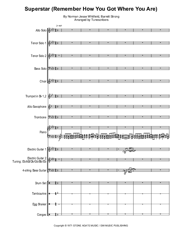 Superstar (Remember How You Got Where You Are) (arr. Tunescribers)