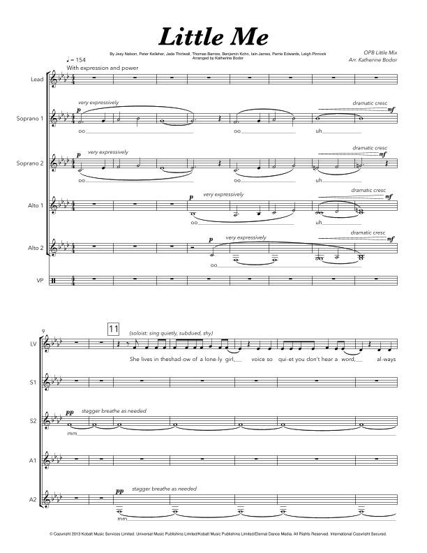 Little Me (arr. Katherine Bodor)