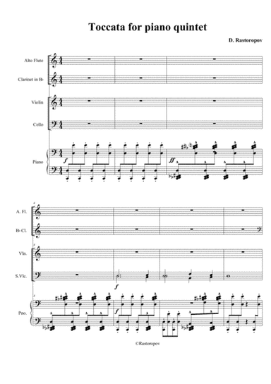 Toccata for Piano Quintet