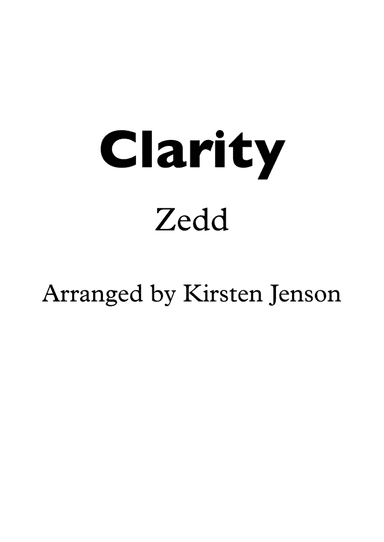 Clarity (arr. Kirsten Jenson)