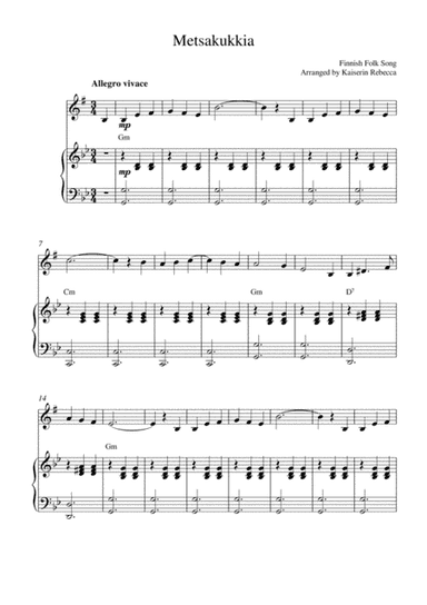 Metsakukkia (arr. Kaiserin Rebecca)