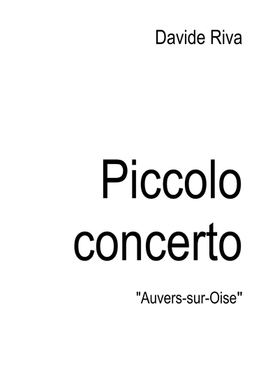 Piccolo concerto "Auvers-sur-Oise"