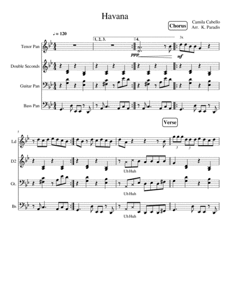 Havana (arr. Kristian Paradis)