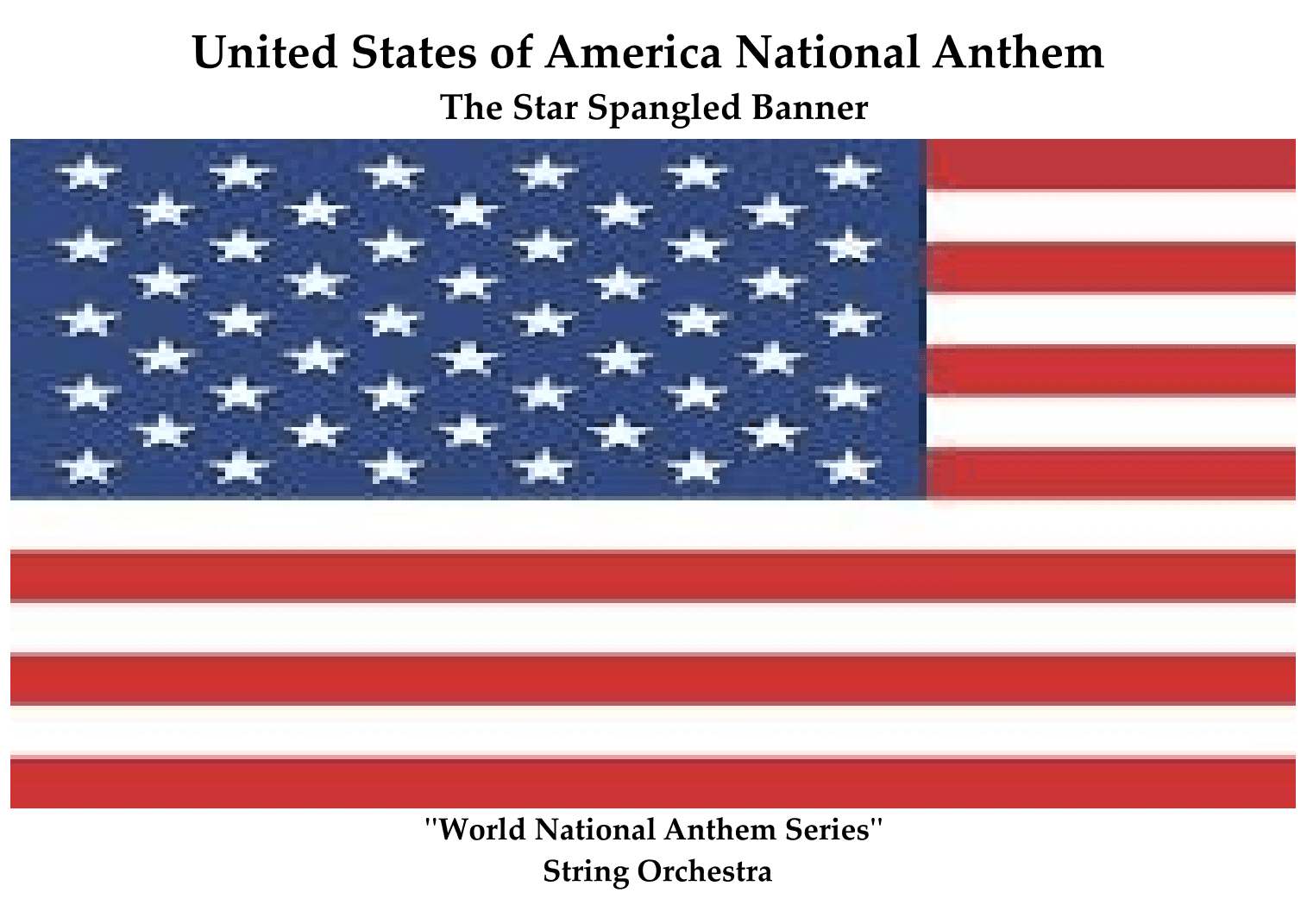 United States of America National Anthem ("The Star-Spangled Banner") for String Orchestra (arr. Keith Terrett)