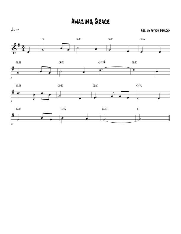 14 Jazz Hymns (arr. Stacy Bearden)