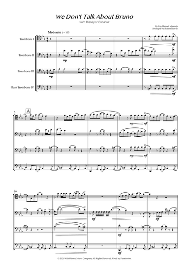 We Don't Talk About Bruno (arr. Robert Newth)