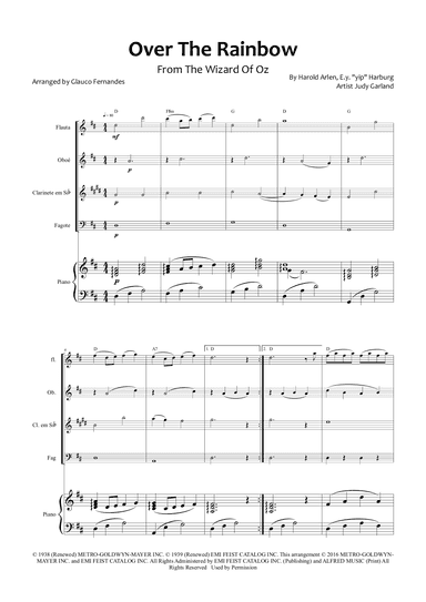 Over The Rainbow (arr. Glauco Fernandes)