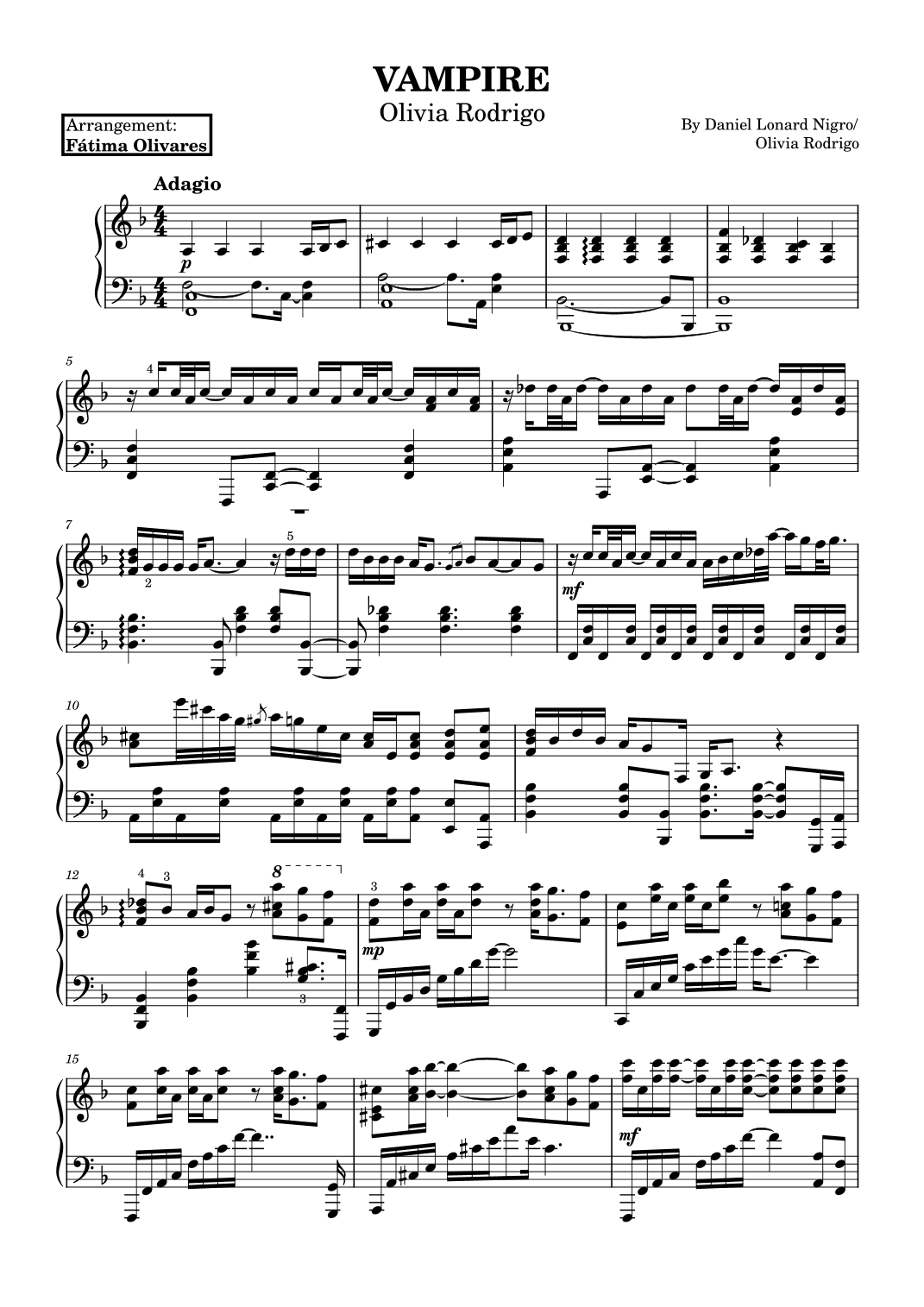 Vampire (arr. Fátima Olivares)