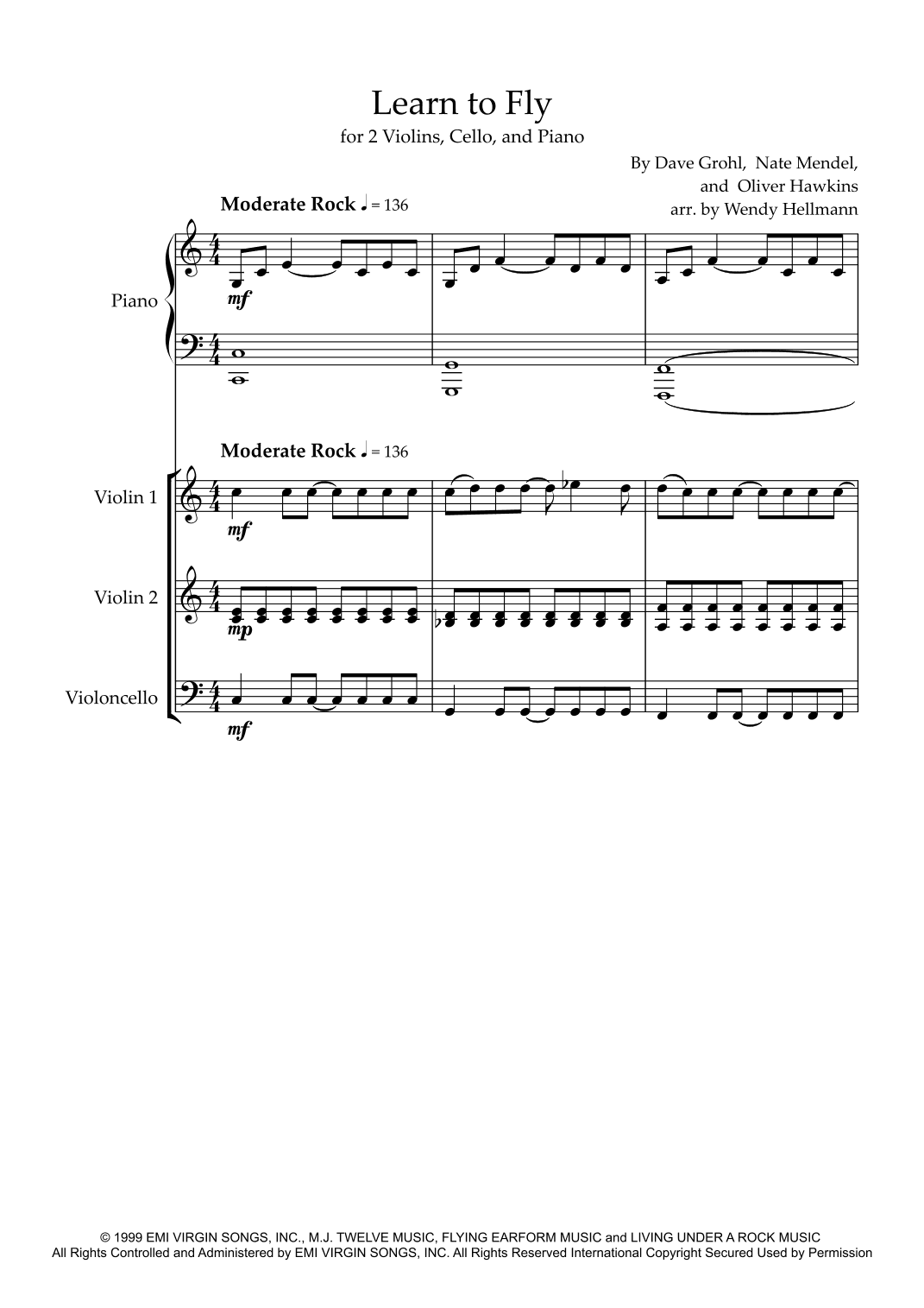 Learn To Fly (arr. Wendy Hellmann)