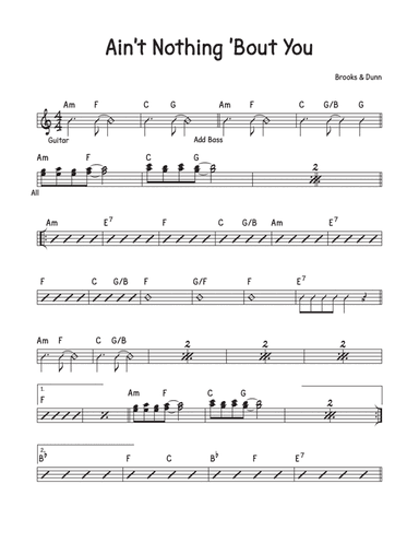 Ain't Nothing 'bout You (arr. David M Fagnant)