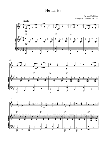 Ho-La-Hi (arr. Kaiserin Rebecca)