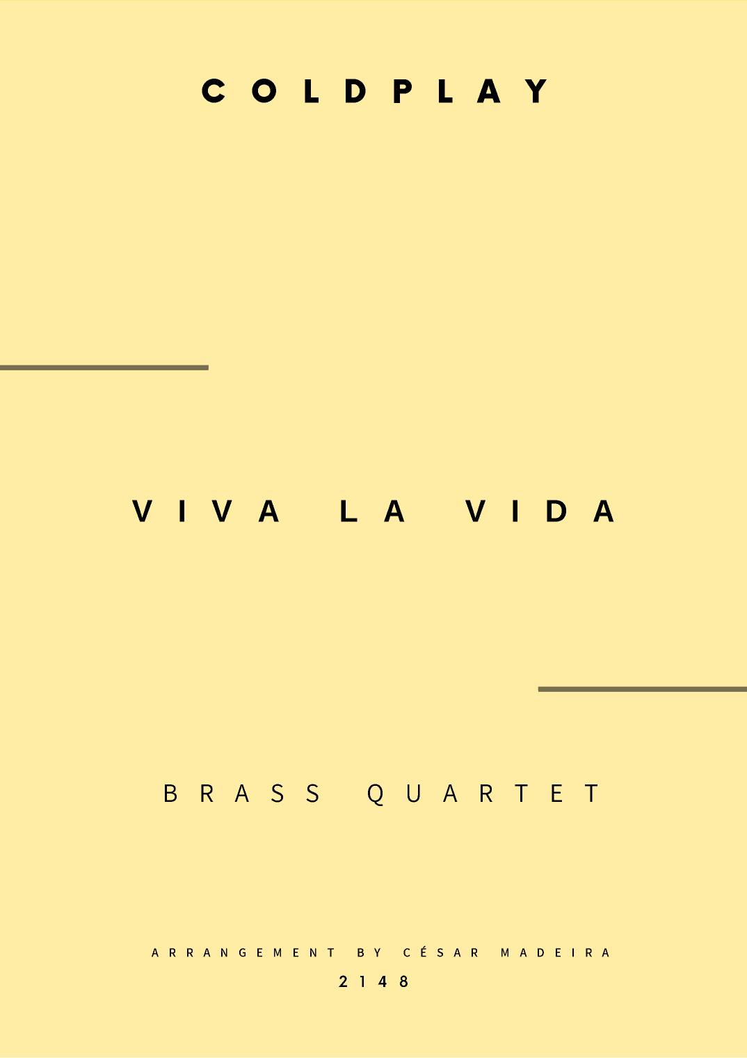 Viva La Vida (arr. César Madeira)
