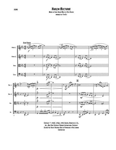 Harlem Nocturne (arr. Tim Olt)