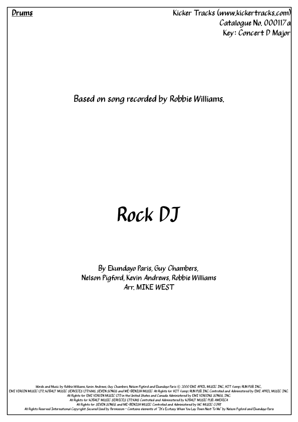Rock Dj (arr. Michael Storeton-West)