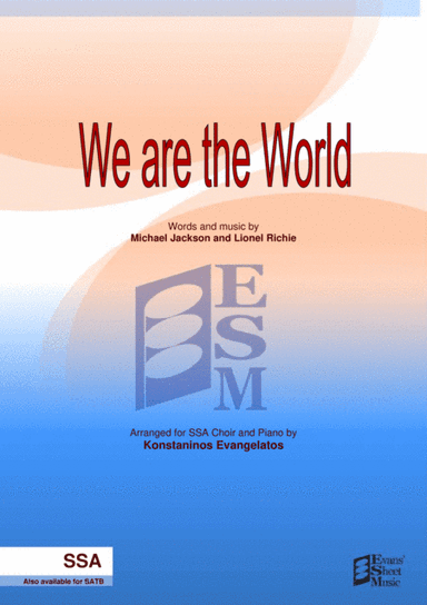 We Are The World (arr. Konstantinos Evangelatos)