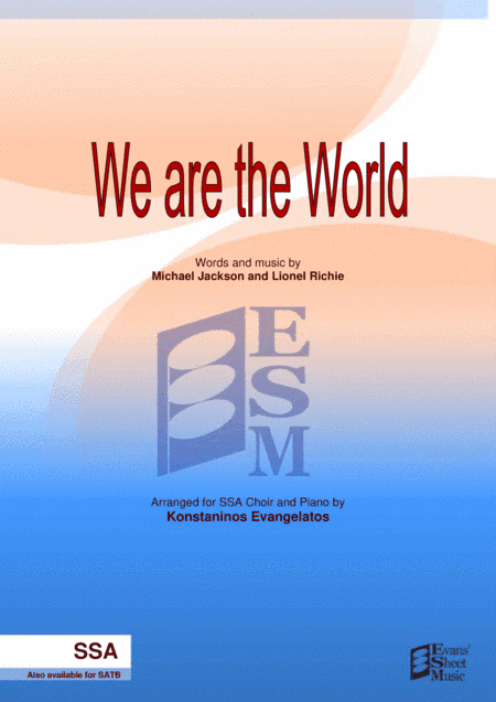 We Are The World (arr. Konstantinos Evangelatos)