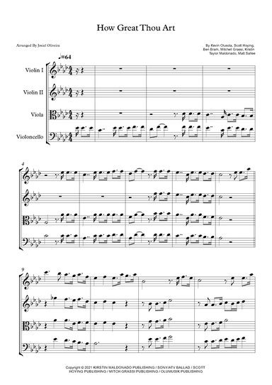 How Great Thou Art (arr. Josiel Oliveira)