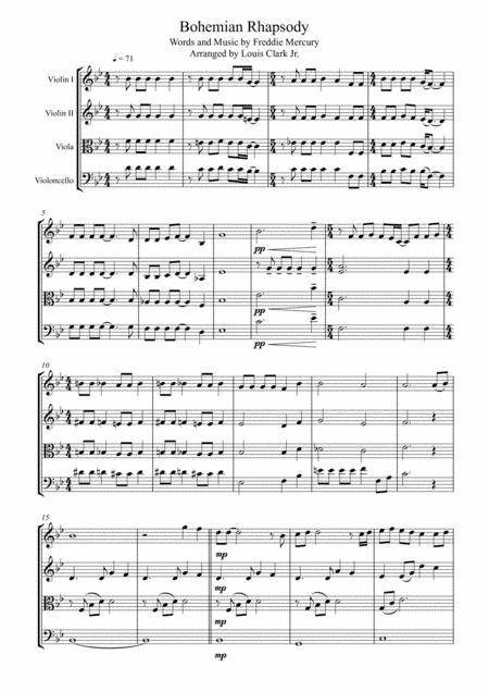 Bohemian Rhapsody (arr. Louis Clark Jr.)