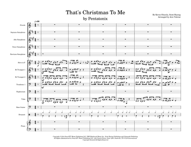 That's Christmas To Me (arr. Arie Valstar)