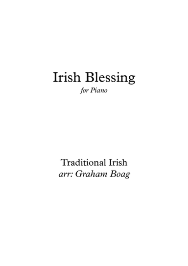 Irish Blessing for Piano (arr. Graham Boag)