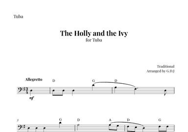 The Holly and the Ivy (arr. GDJ)