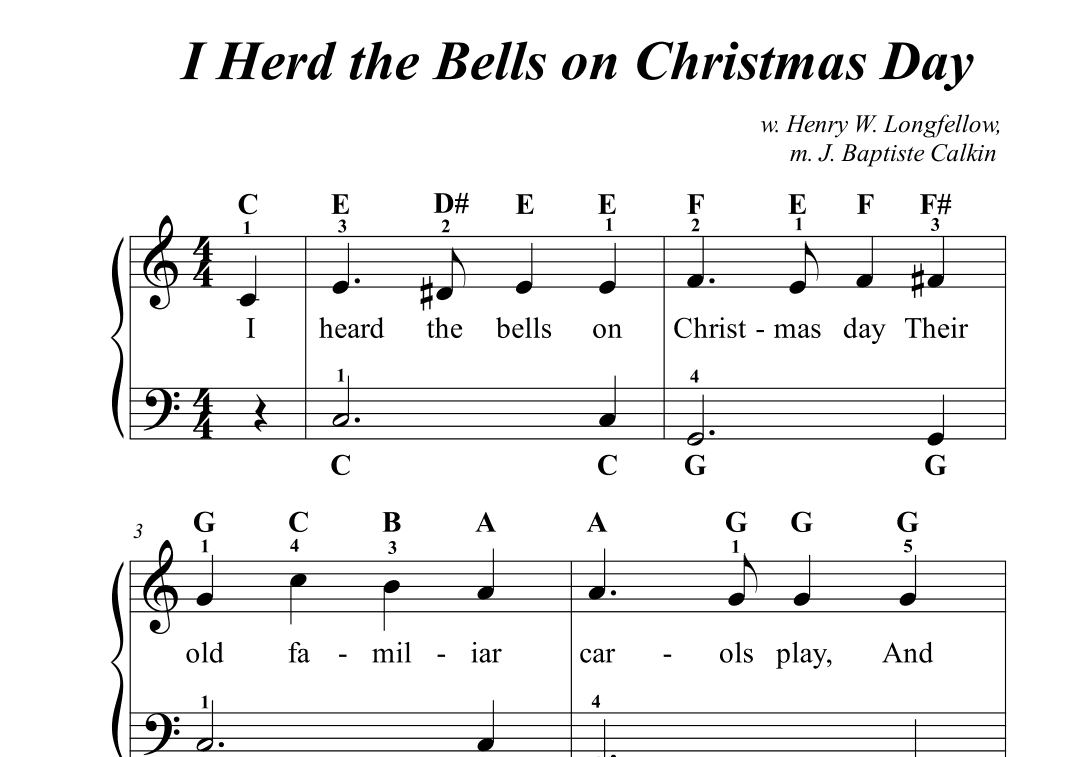 I Herd the Bells on Christmas Day (arr. Avgusta Udartseva)