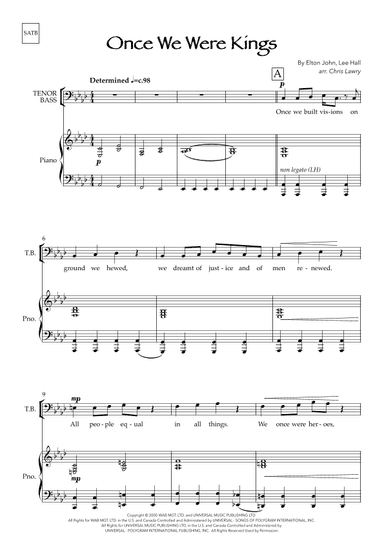 Once We Were Kings (arr. Chris Lawry)