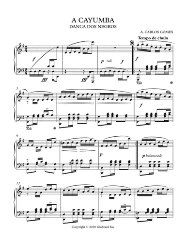 A CAYUMBA (arr. Globrazil Inc)