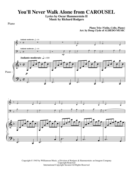 You'll Never Walk Alone (arr. Doug Clyde)
