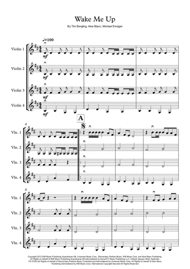 Wake Me Up (arr. Bridie Walker)