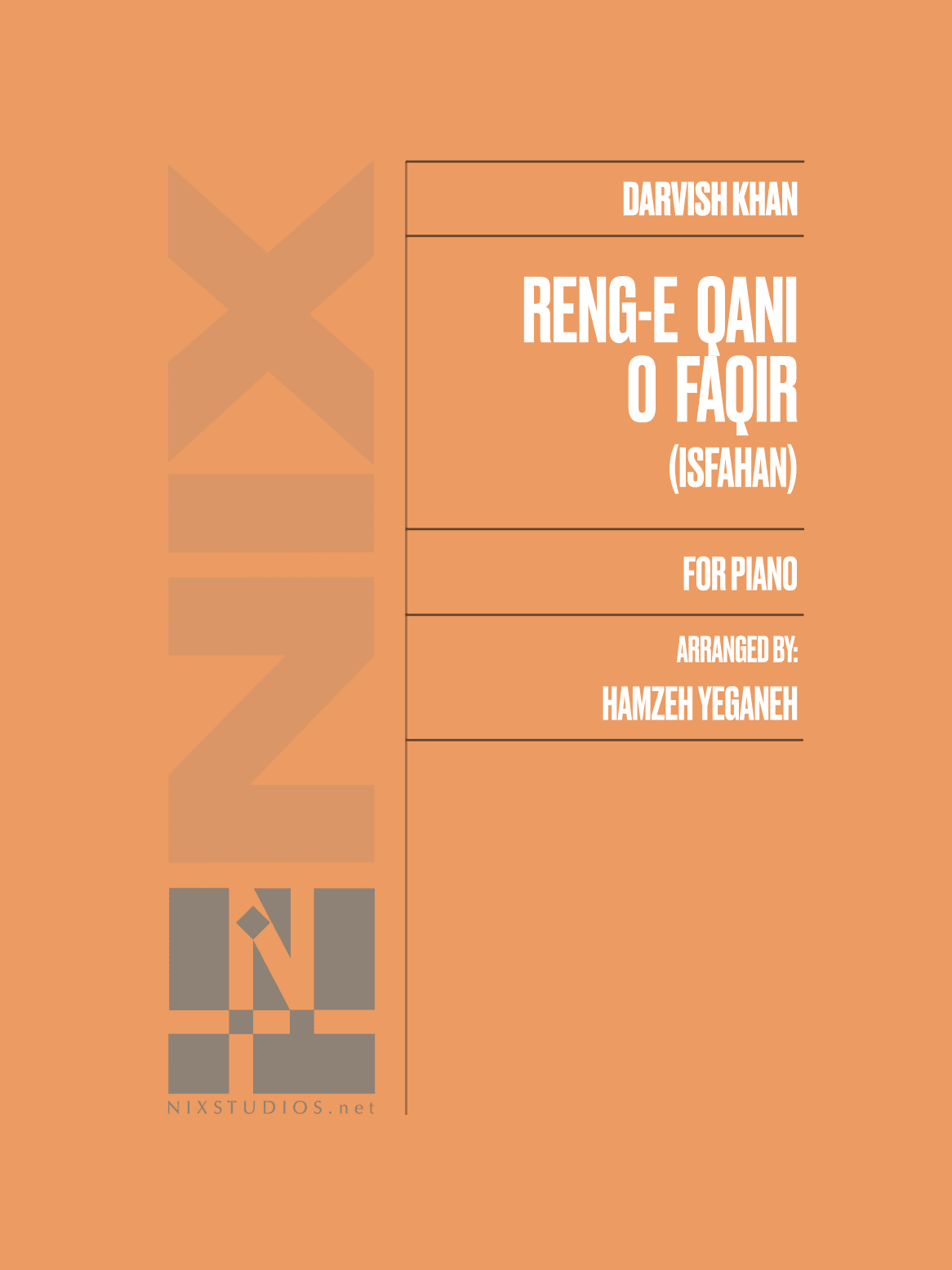 Reng-e Qani o Faqir (Song of the Rich and Poor) (arr. Hamzeh Yeganeh)