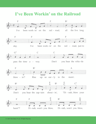 I’ve Been Workin’ on the Railroad (arr. Hal Wright)