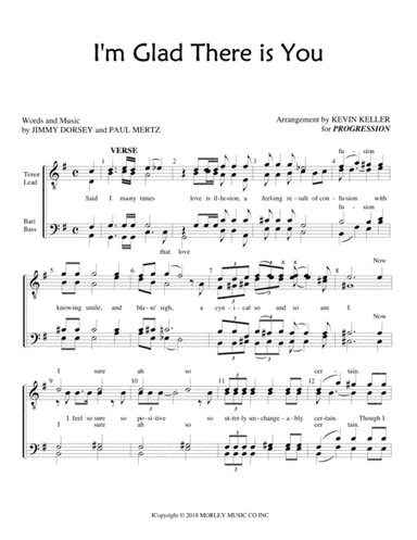 I'm Glad There Is You (in This World Of Ordinary People) (arr. Kevin Keller)