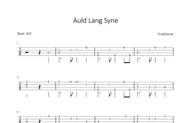 Auld Lang Syne (arr. Bettina Schipp)