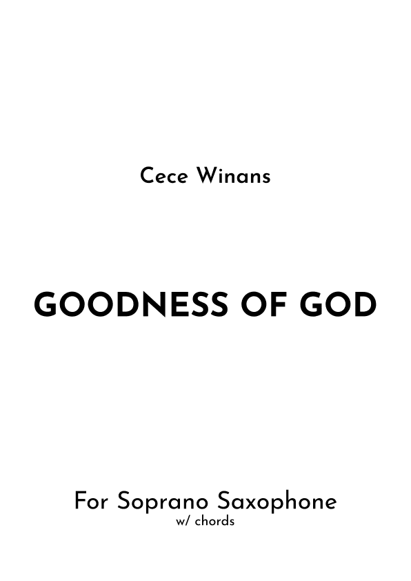 Goodness Of God (arr. Jireh J.)