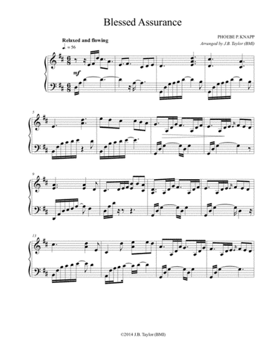 Blessed Assurance (arr. J.B. Taylor)