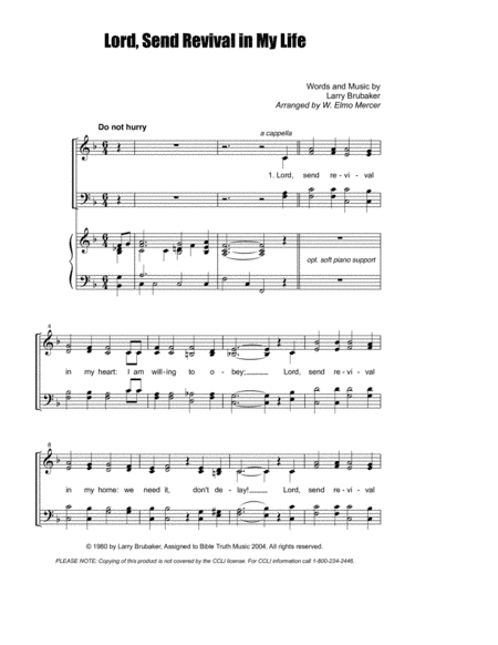 Lord Send Revival In My Life