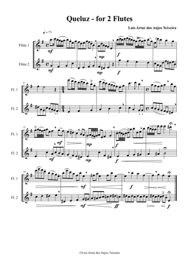 Queluz - for 2 Flutes